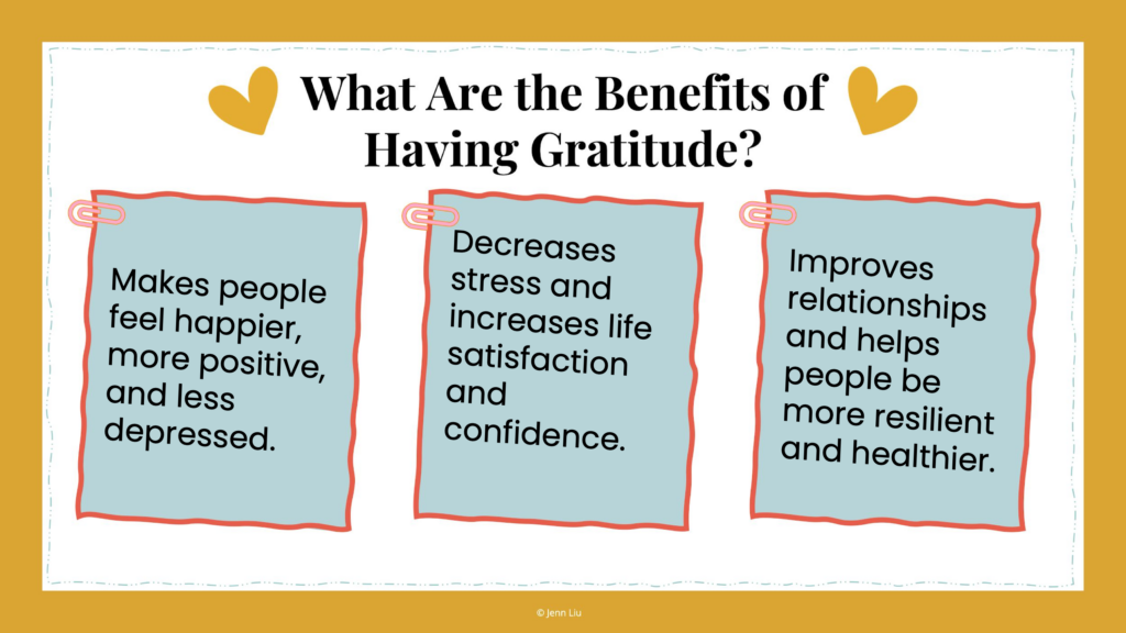 benefits of gratitude